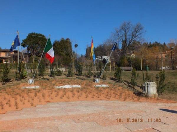 Il giardino dedicato agli Istriani (inserita in galleria)
