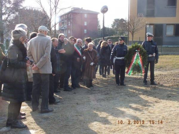 Il giardino dedicato agli Istriani (inserita in galleria)