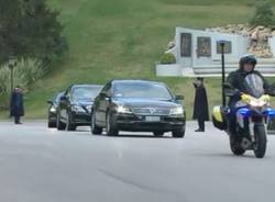 Il Papa lascia il Vaticano (inserita in galleria)