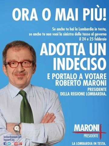 La domenica elettorale di Maroni (inserita in galleria)