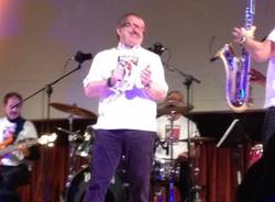 Maroni e i sette candidati della Lega al Politeama (inserita in galleria)