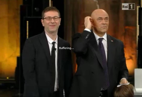 Maurizo Crozza a Sanremo  (inserita in galleria)