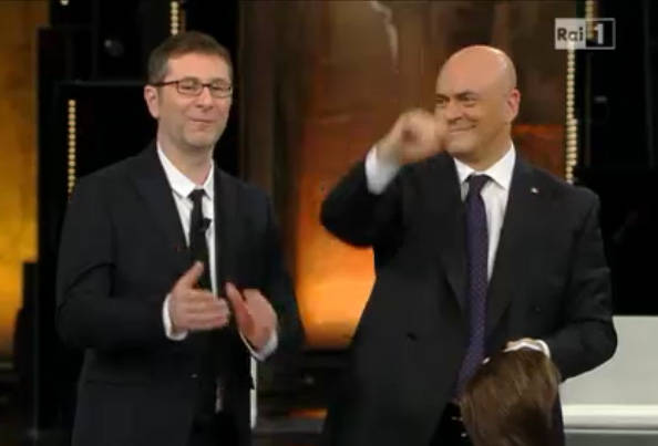 Maurizo Crozza a Sanremo  (inserita in galleria)