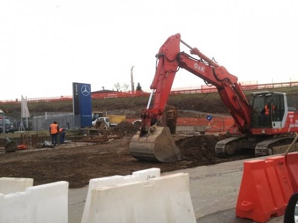 Pedemontana, il cantiere a Gazzada (inserita in galleria)