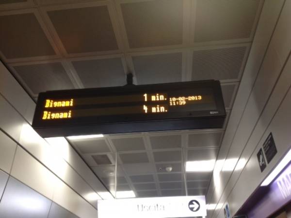 Viaggio nella M5/1 (inserita in galleria)