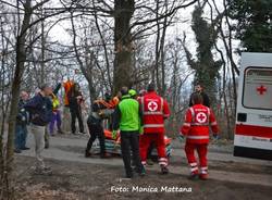 Alpinista cade durante l'arrampicata (inserita in galleria)