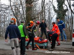 Alpinista cade durante l'arrampicata (inserita in galleria)