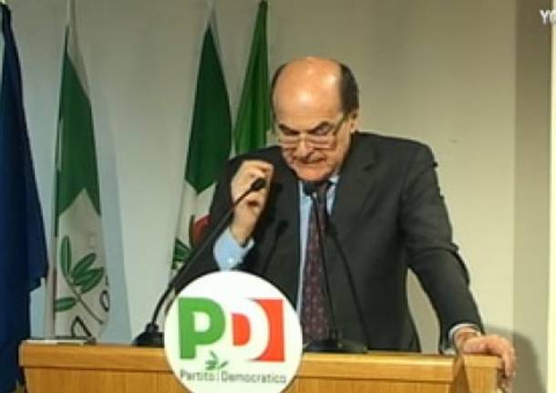 Bersani in diretta