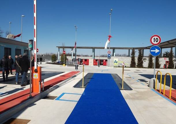 Inaugurazione della nuova piattaforma ecologica