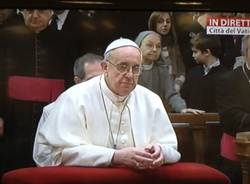 Il Papa dice messa a Sant'Anna (inserita in galleria)