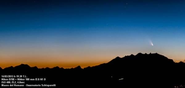 La cometa Panstarrs vista anche da Varese (inserita in galleria)