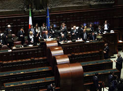 Le immagini dalla Camera dei Deputati (inserita in galleria)