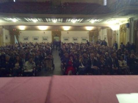 Enrico Letta visto dal suo cellulare (inserita in galleria)