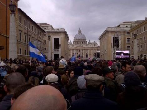 Enrico Letta visto dal suo cellulare (inserita in galleria)