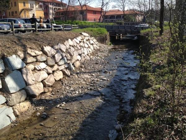 fine lavori al torrente Valle Luna (inserita in galleria)