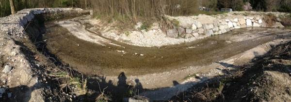 fine lavori al torrente Valle Luna (inserita in galleria)