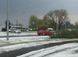 La grandine a Busto Arsizio (inserita in galleria)