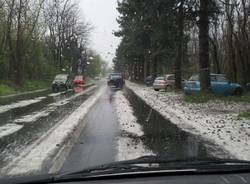 La grandine a Busto Arsizio (inserita in galleria)