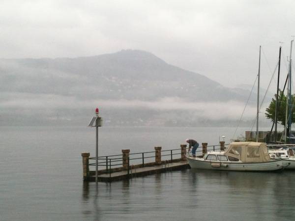 La situazione del lago Maggiore a Ranco (inserita in galleria)