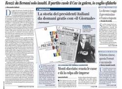Le prime pagine dei giornali (inserita in galleria)