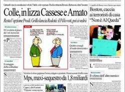 Le prime pagine di oggi (inserita in galleria)