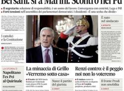 Le prime pagine di oggi (inserita in galleria)