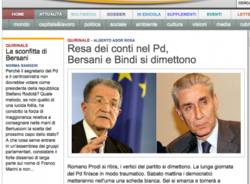 Napolitano, le Homepage dei giornali (inserita in galleria)