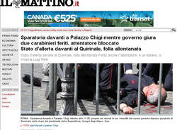 Sparatoria davanti a Palazzo Chigi (inserita in galleria)