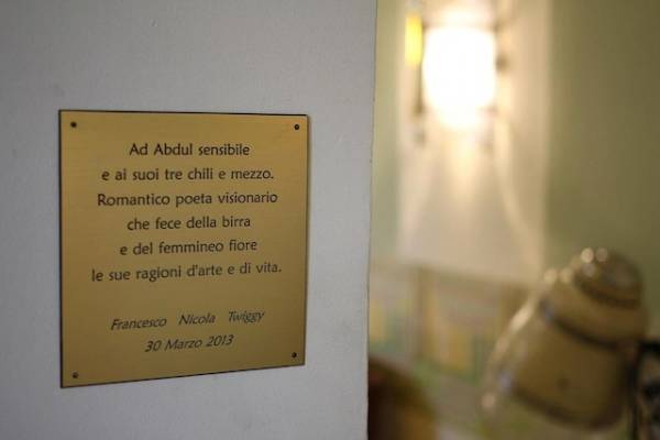 "Testimunianse d'affectu" per Abdul Sensibile (inserita in galleria)