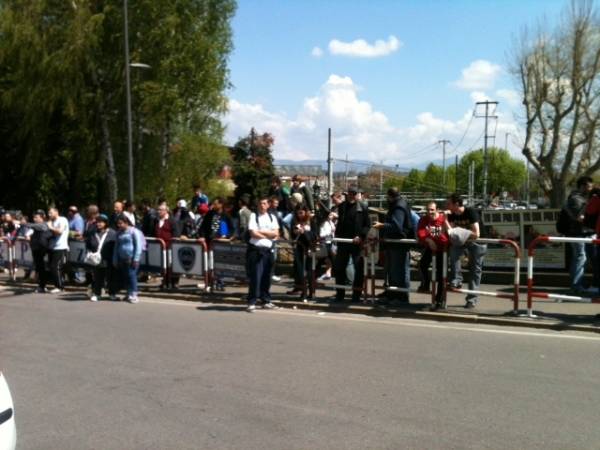 Tutto bloccato in via Morosini (inserita in galleria)