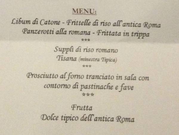 Una cena ai tempi di Costantino (inserita in galleria)