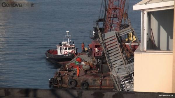Genova, le ricerche dei dispersi (inserita in galleria)