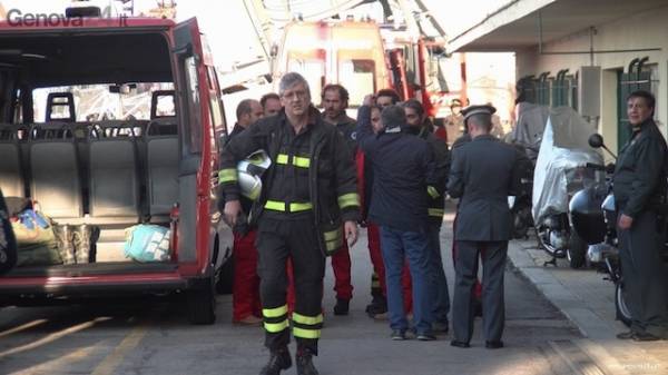 Genova, le ricerche dei dispersi (inserita in galleria)