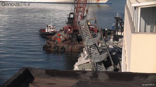 Genova, le ricerche dei dispersi (inserita in galleria)