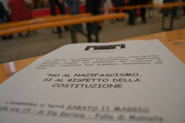 Gli antifascisti si ritrovano a Malnate (inserita in galleria)