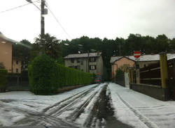 Grandinata come neve a Tradate (inserita in galleria)