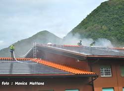 Incendio alla casa di riposo di Laveno (inserita in galleria)