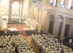 La cerimonia per i nuovi preti al Seminario (inserita in galleria)