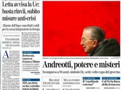 Le prime pagine di oggi (inserita in galleria)