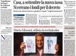 Le prime pagine di oggi (inserita in galleria)