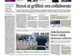 Le prime pagine di oggi (inserita in galleria)