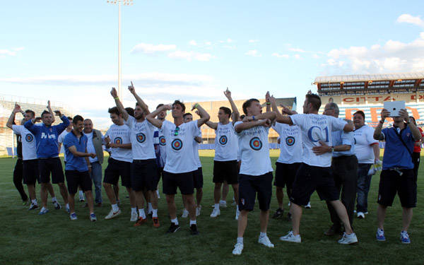 Pro Patria, la festa allo stadio (inserita in galleria)