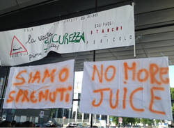 Protesta a Malpensa (inserita in galleria)