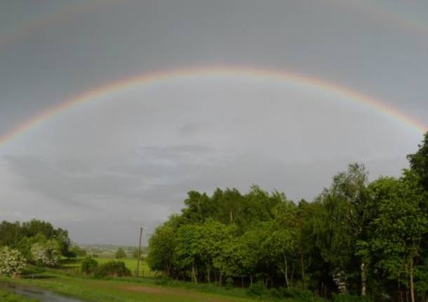 Un bellissimo arcobaleno dall'estero...
