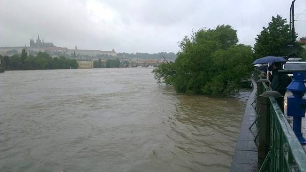 Alluvione a Praga (inserita in galleria)
