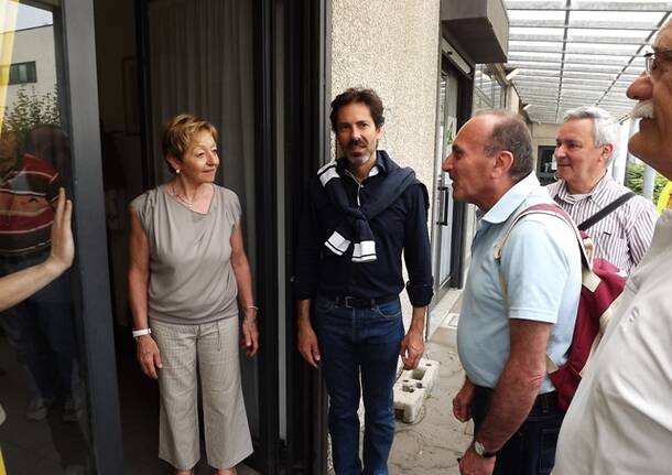 La giunta Centinaio in bicicletta per la Canazza