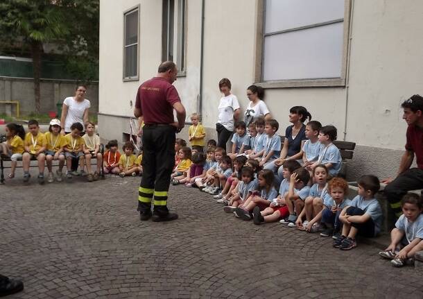 Lezione al distaccamento Vigili del Fuoco Legnano