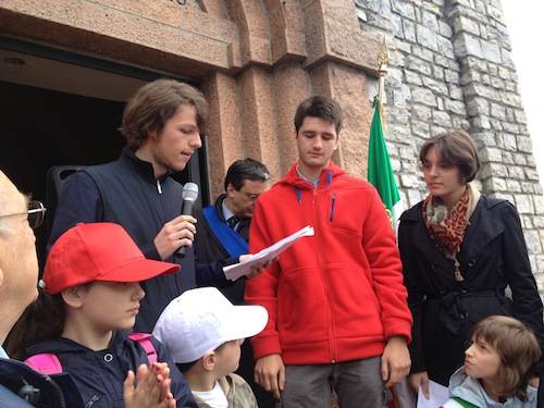 Gli studenti del Cairoli commemorano la battaglia del San Martino (inserita in galleria)