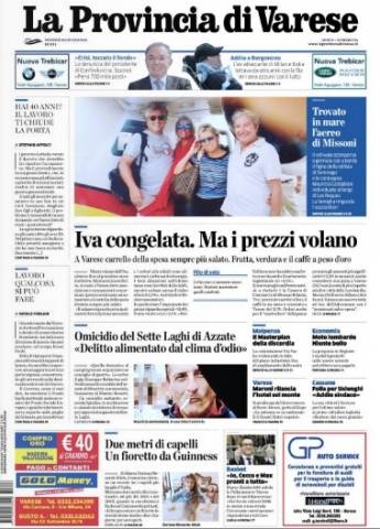 I quotidiani in edicola (inserita in galleria)