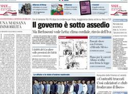 I quotidiani oggi in edicola (inserita in galleria)